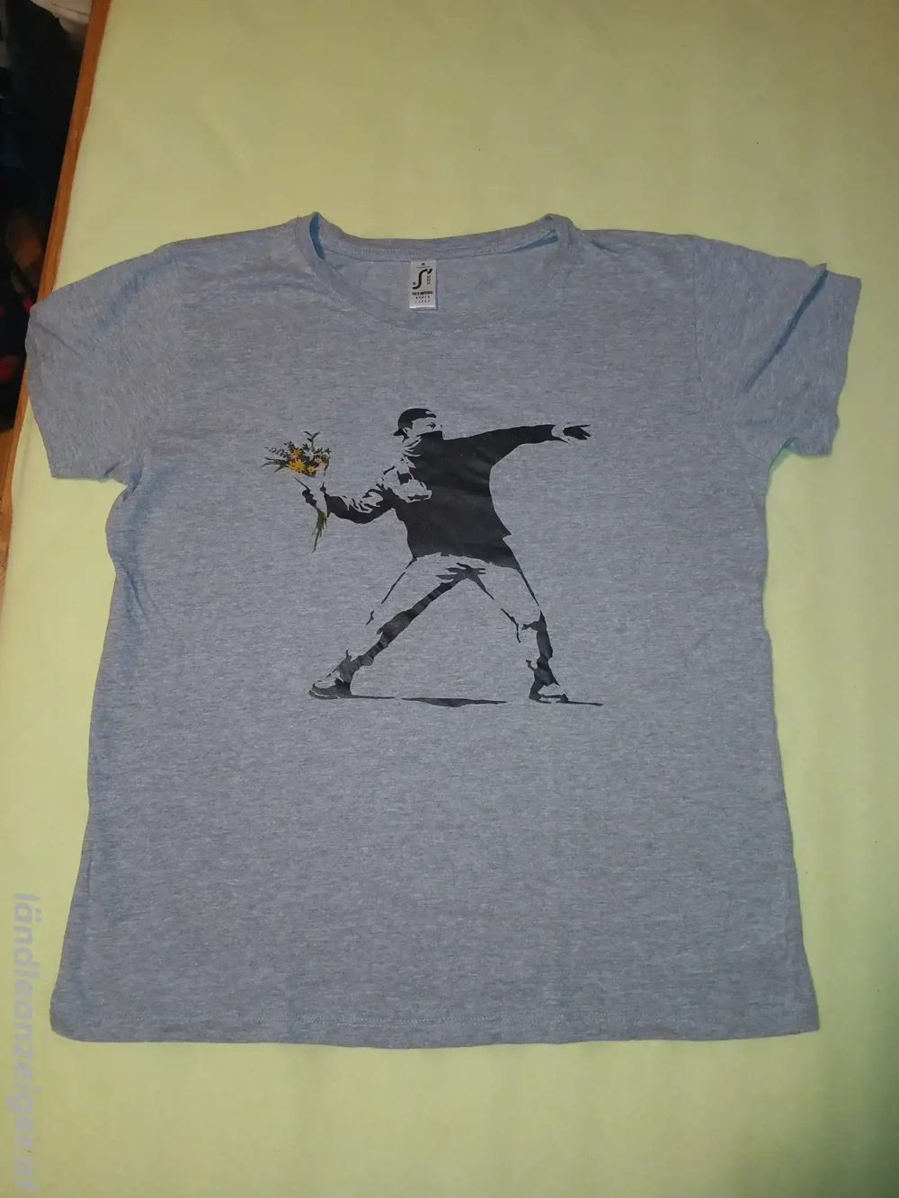Banksy Flower Thrower T-Shirt