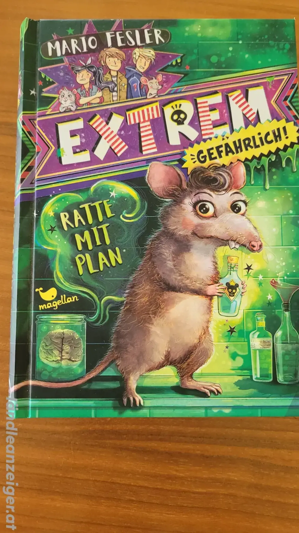 Buch extrem Gefährlich Ratte mit Plan