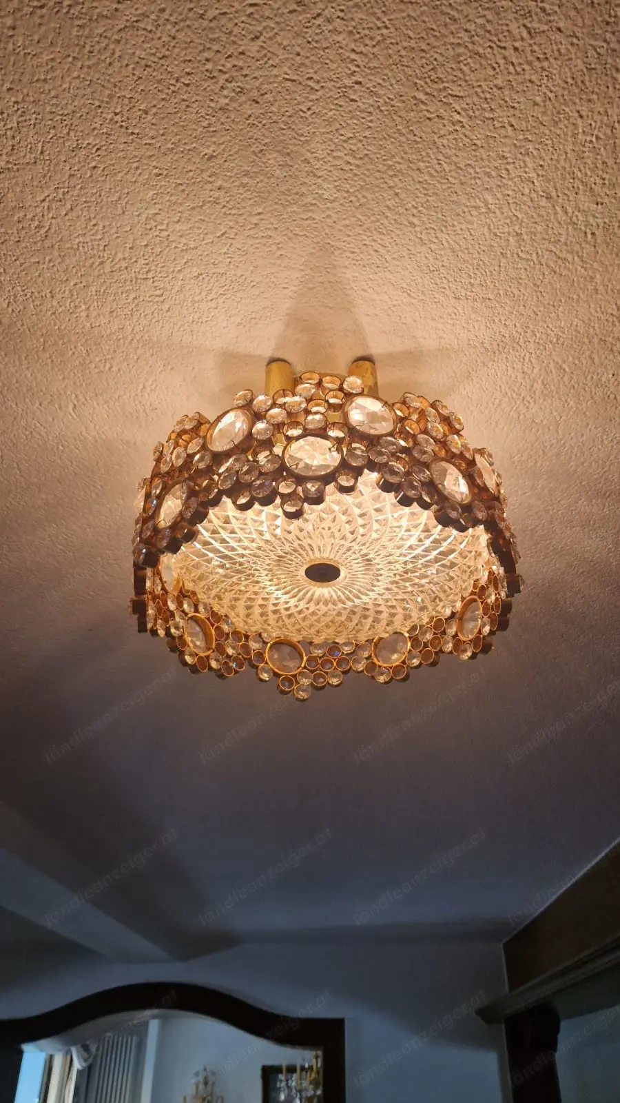 Kristall-Deckenlampe   Luster