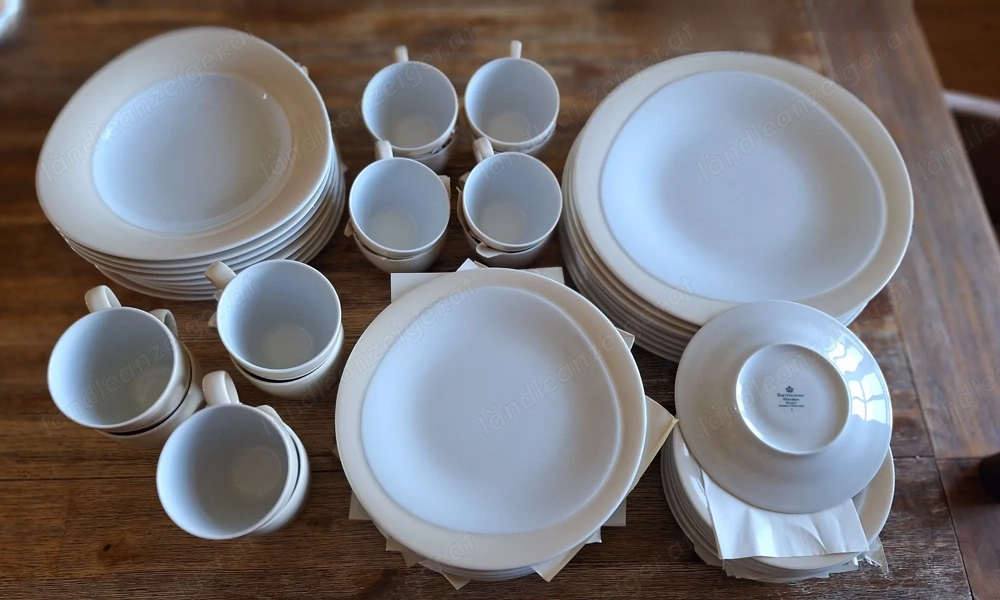 Seltmann Weiden Trio Vanilla 23600 Tellerset Kaffeeservice Speiseteller Speiseservice