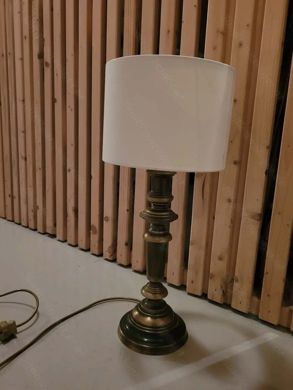 Stehlampe Vintage, Messing