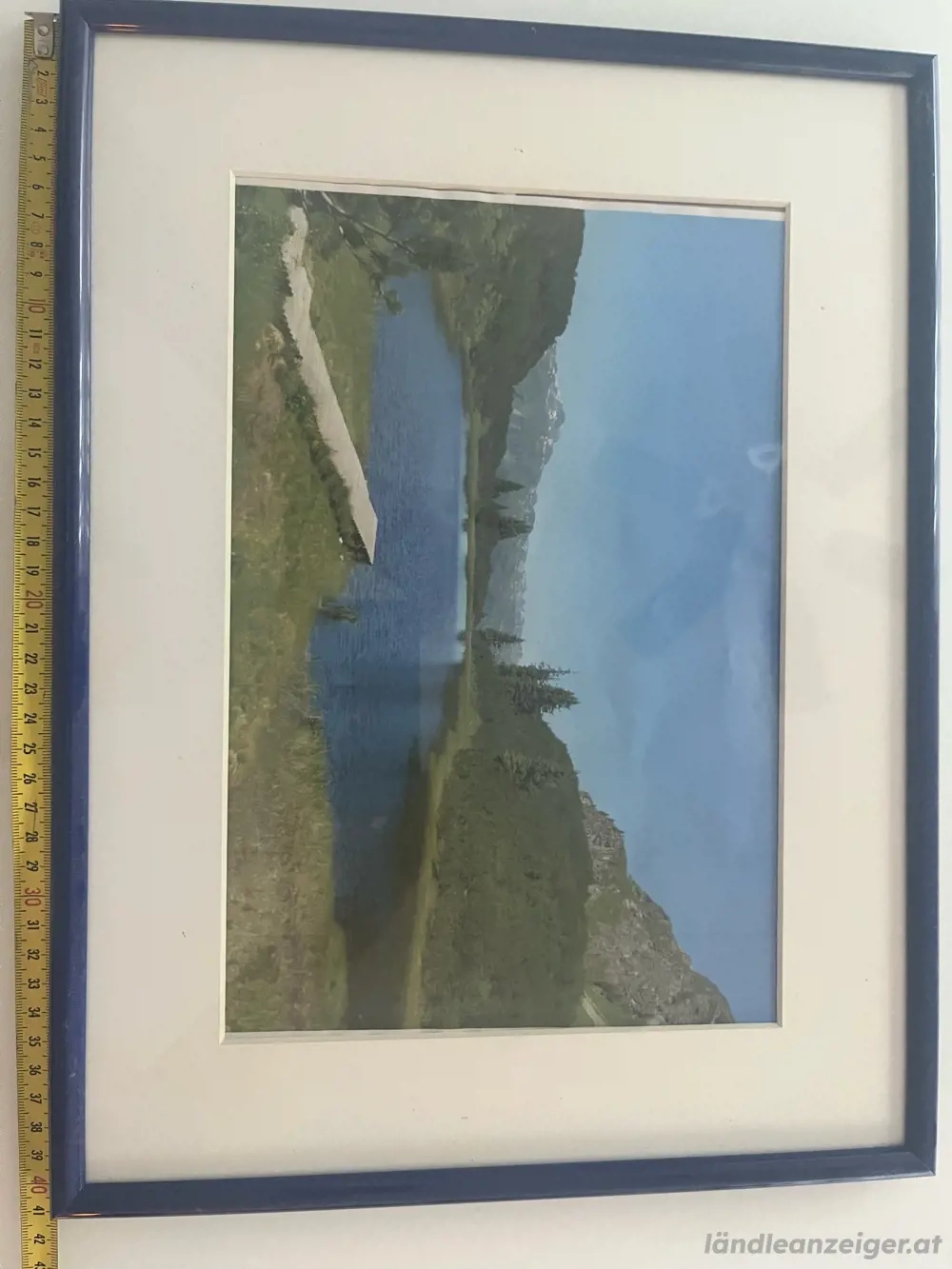 Bilderrahmen blau 30 x40 cm