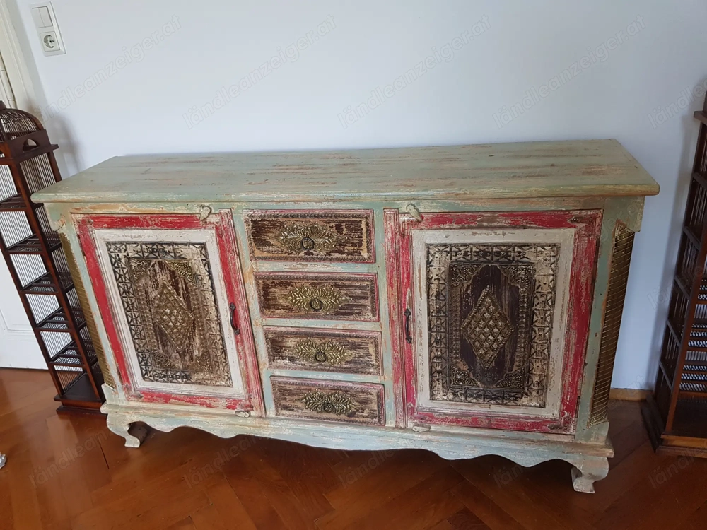Indische Kommode Vollholz