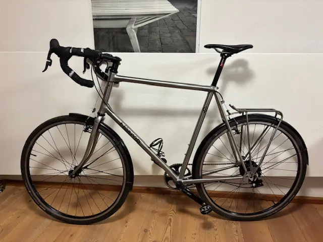 Rennrad, Randonneur, NORWID - Modell "Vättern" komplett Columbus XCr-Edelstahl