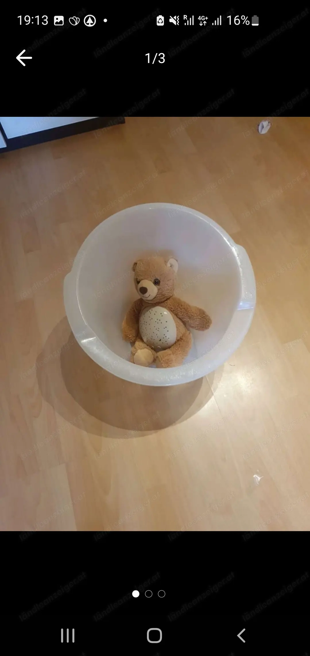 Babywanne Tummy Tub Badeeimer 