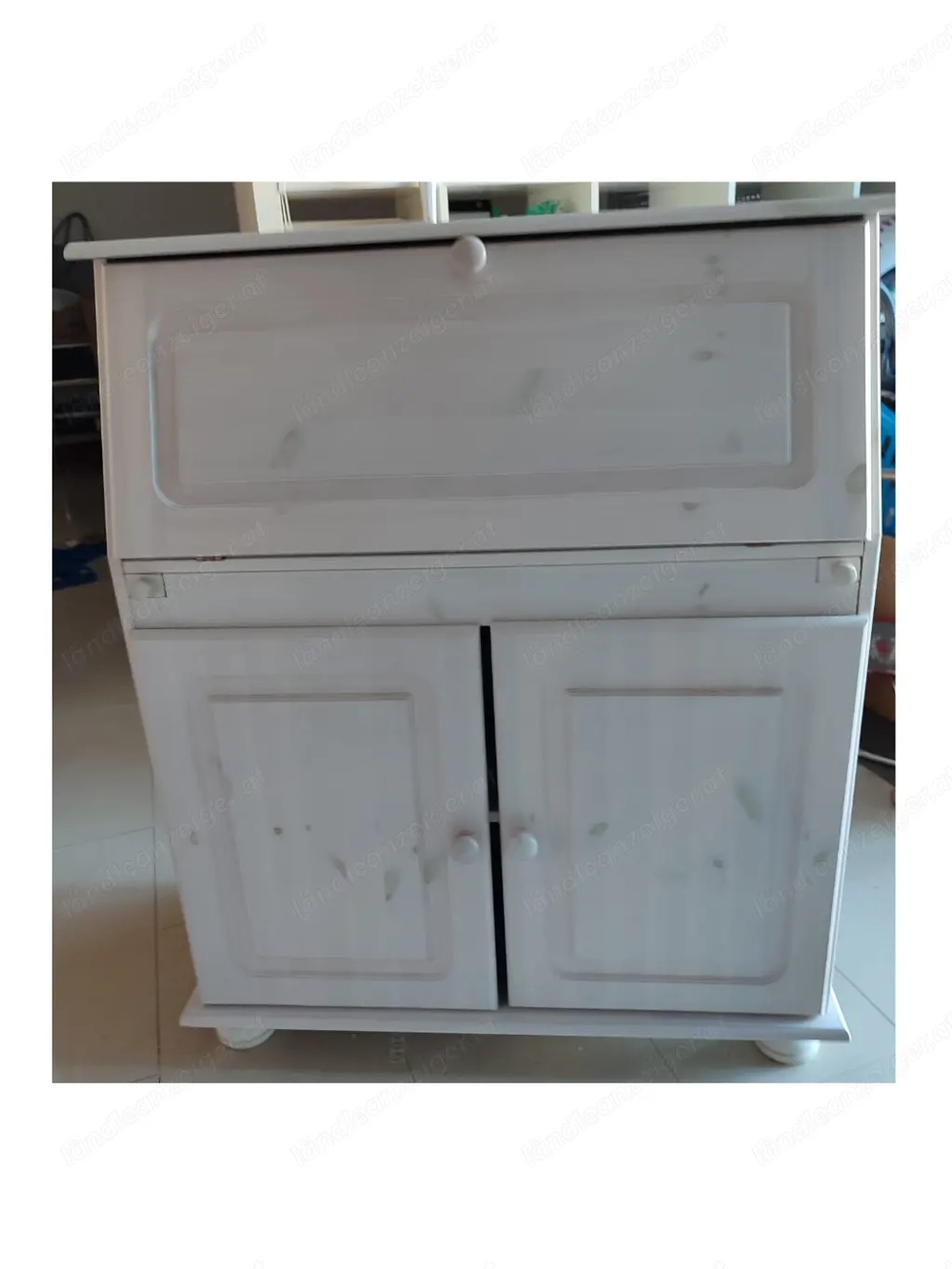 zu verkaufen - Weißer Sekretär 