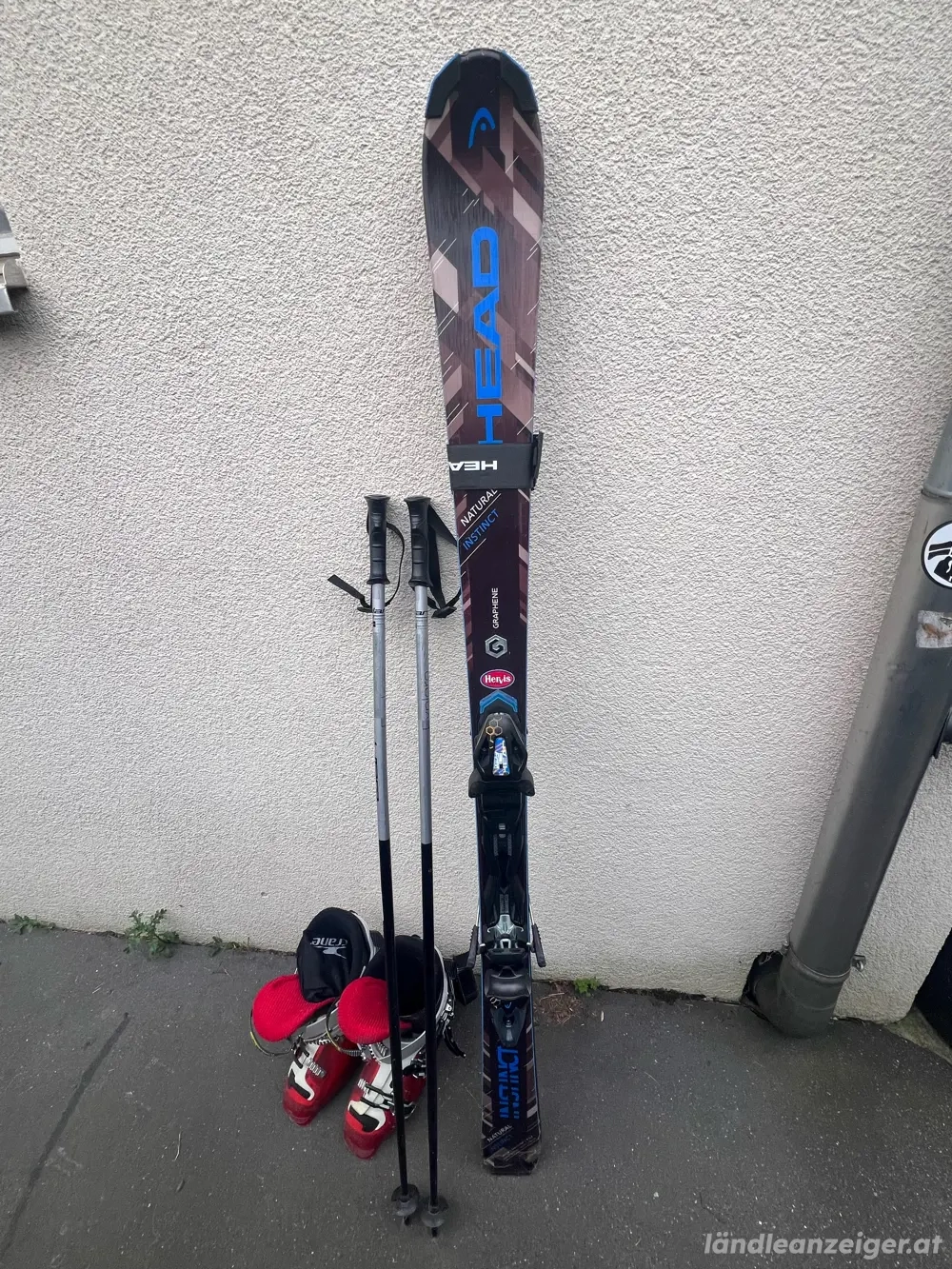 Ski mit Schuhe 