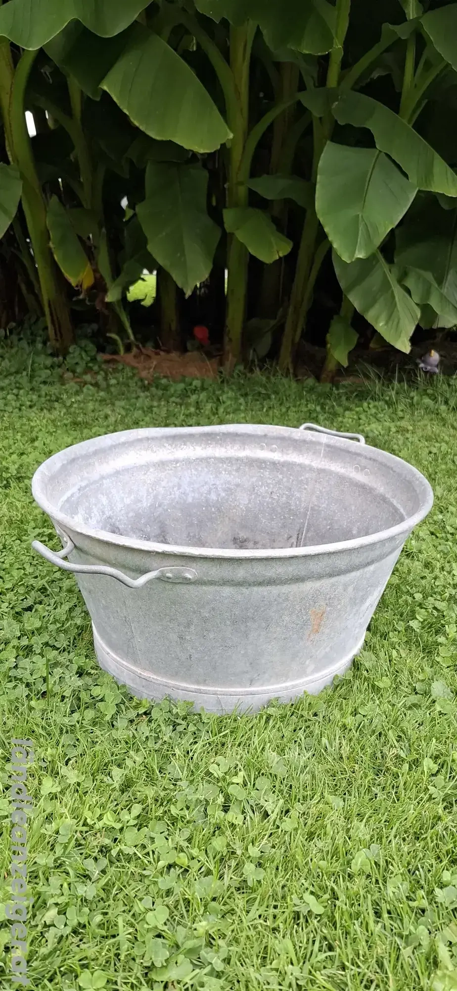 Zinkwanne rund