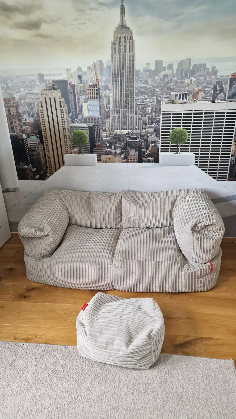 BigBertha Sofa mit Hocker loungepug NP 680 