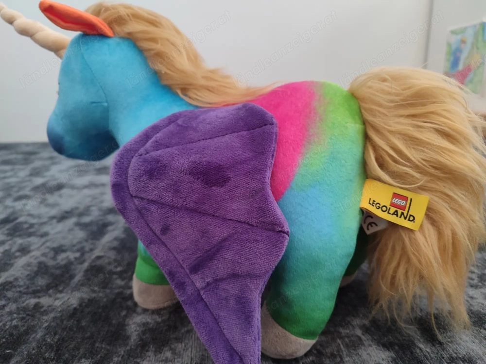 Legoland Stofftier Einhorn Pegasus nagelneu 