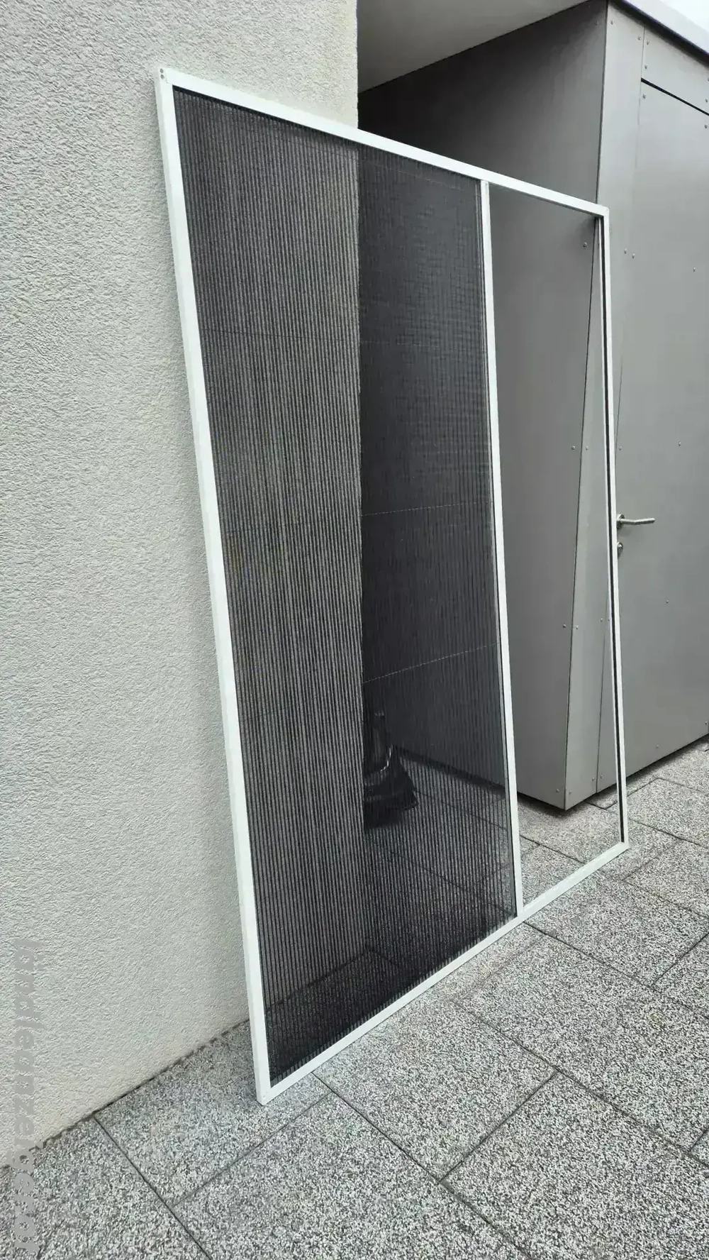 Insektenschutz Plissee Alurahmen weis