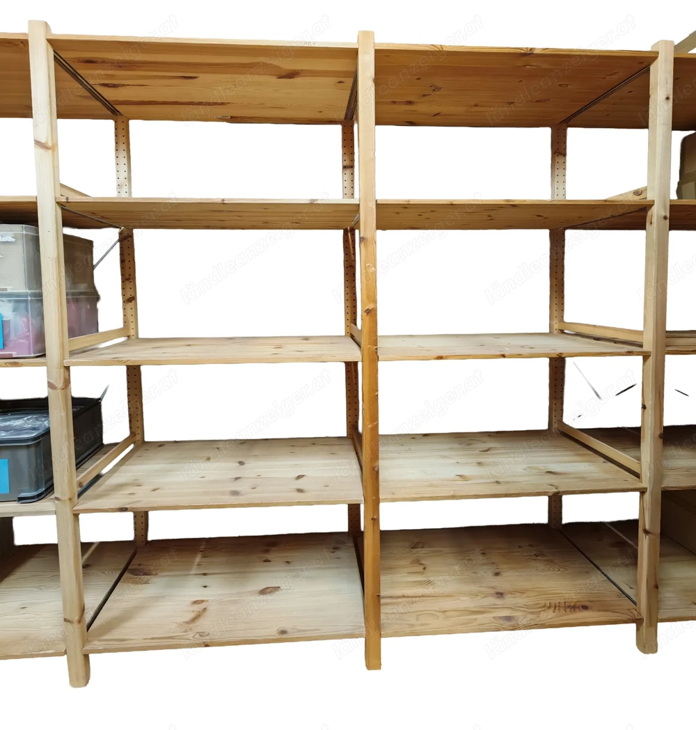 Ivar (Ikea) Doppelregal H 226 cm - B 174 cm - T 50 cm