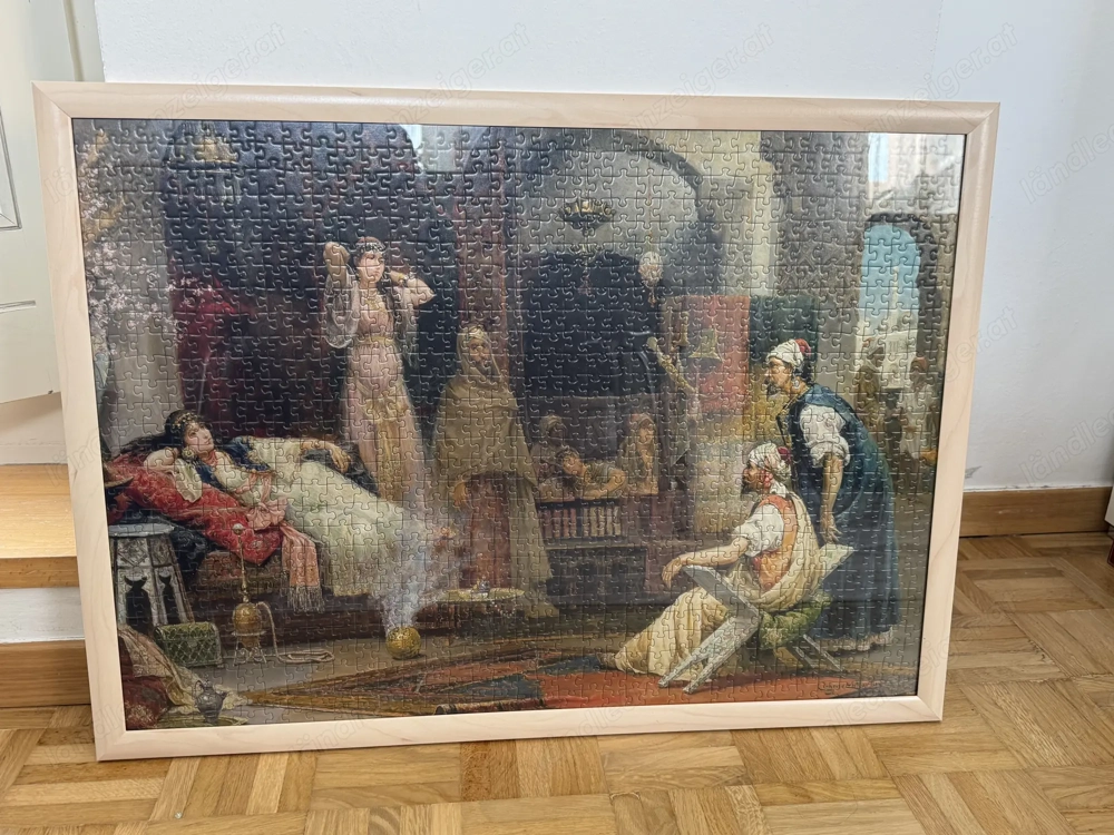 Gerahmtes Puzzle   Orientalisches Gemälde-Motiv 
