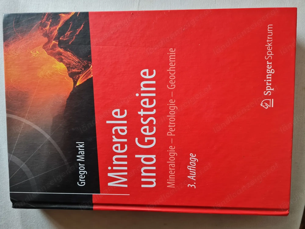 Bücher und Erstausstattung für Geologiestudium in Innsbruck