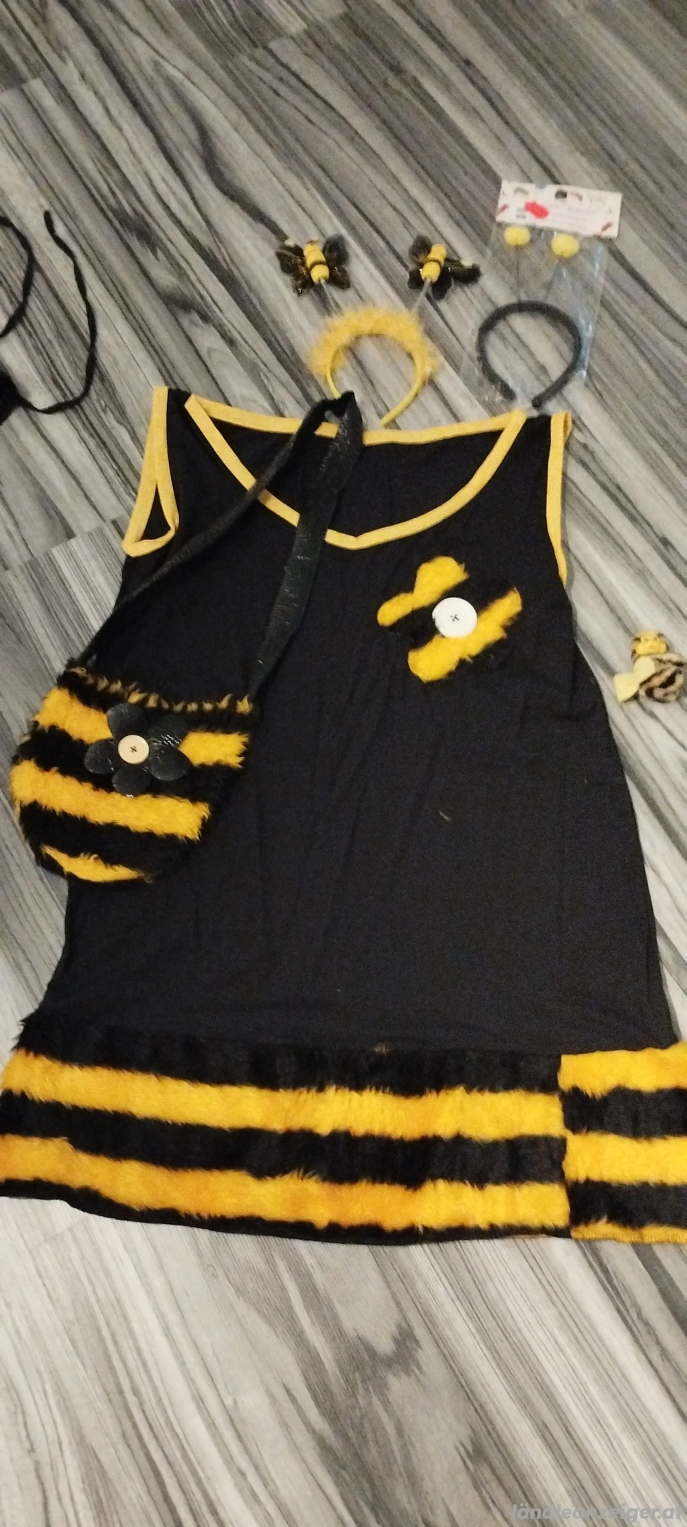 Faschings Kostüm    Biene für Schwangere 