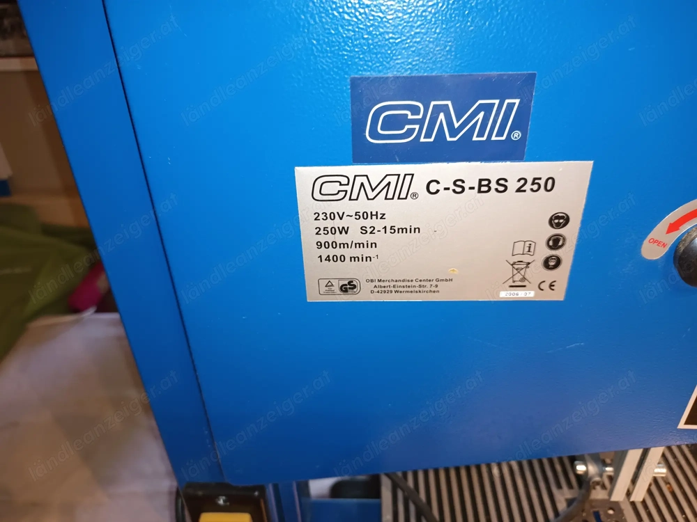Bandsäge cmi CSU bs 250