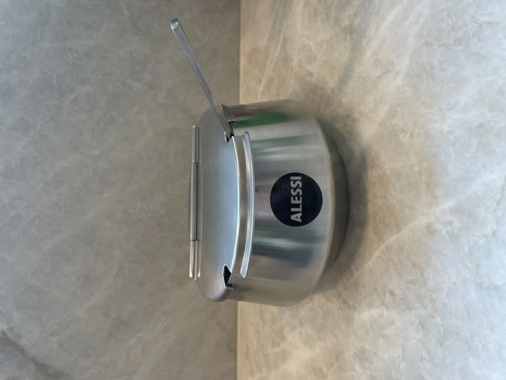 ALESSI Zuckerdose mit original Löffel - super Zustand