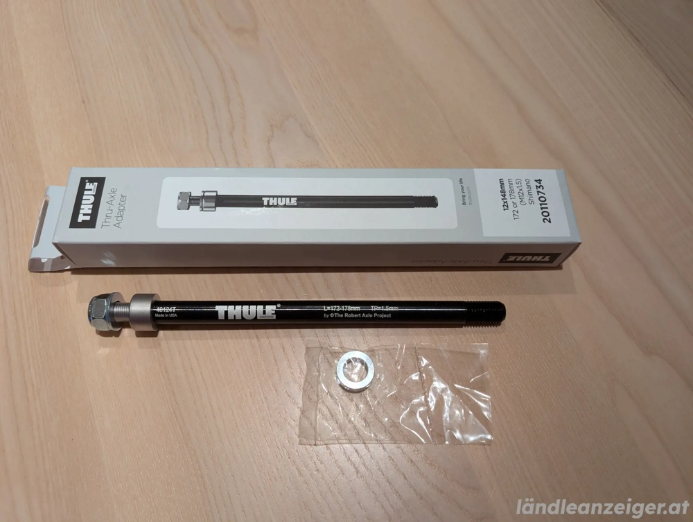 Thule Shimano Achsadapter, Schwarz, NEU