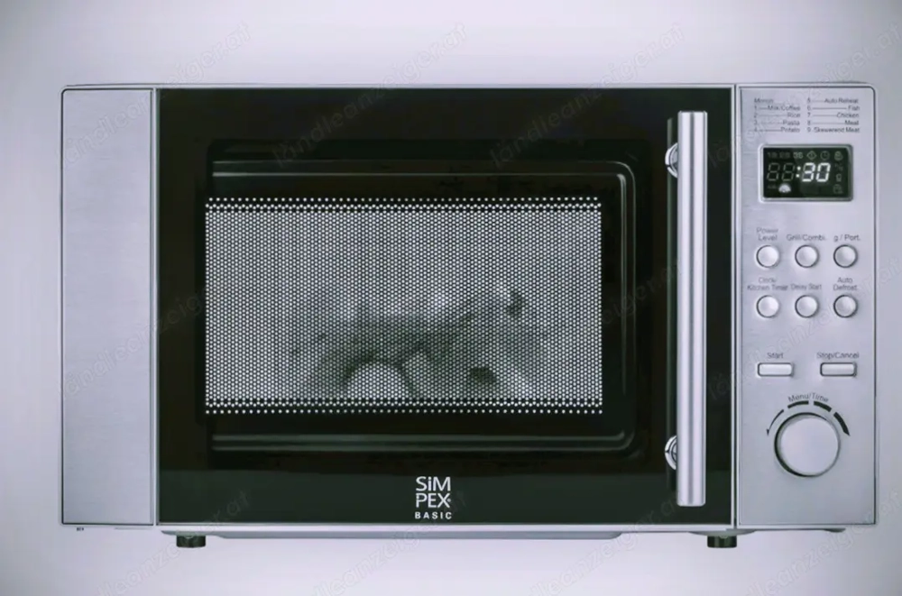 Neue Mikrowelle mit Grillfunktion