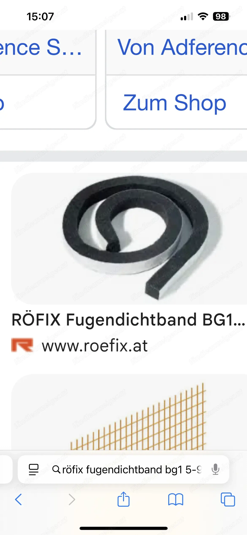 Röfix 18x Komprimierband  Fugendichtband 5-9 mm