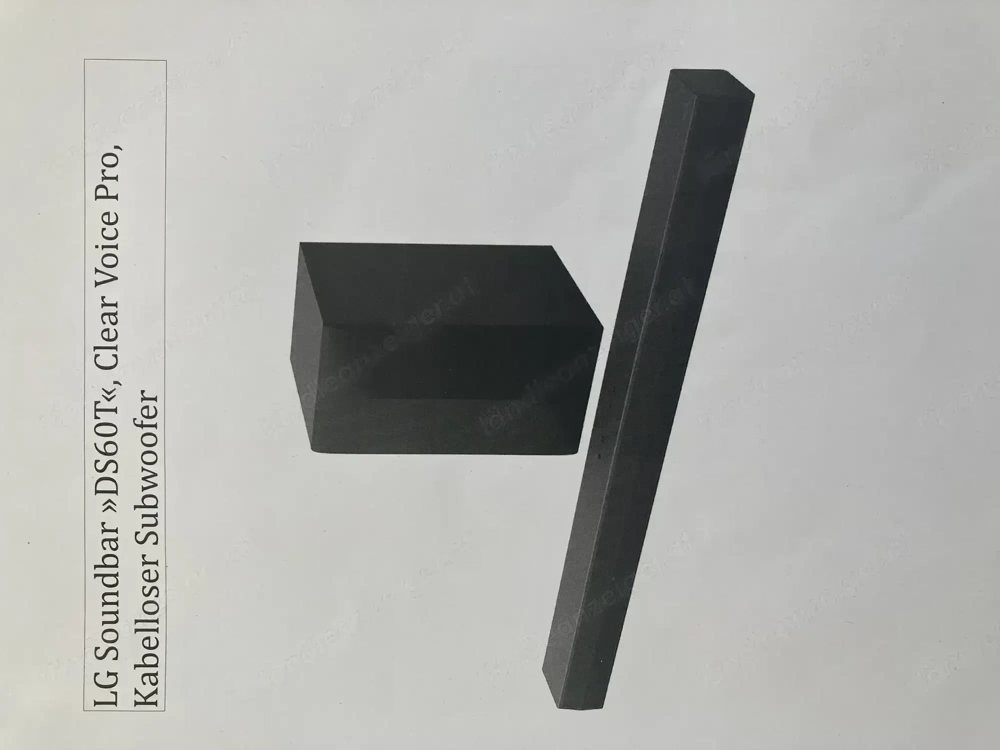 Soundbar LG DS60T Clear Voice Pro