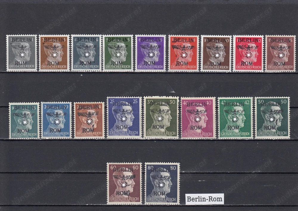 Briefmarken Eu Lokalausgaben mit Aufdruck Postfrisch