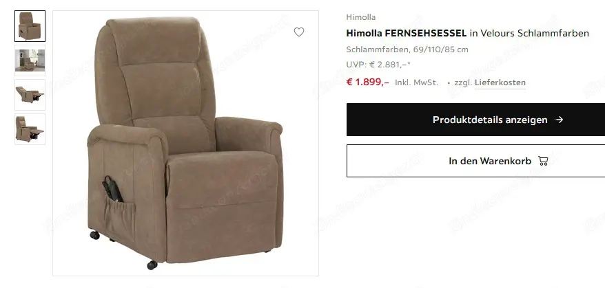 Fernsehsessel Himolla