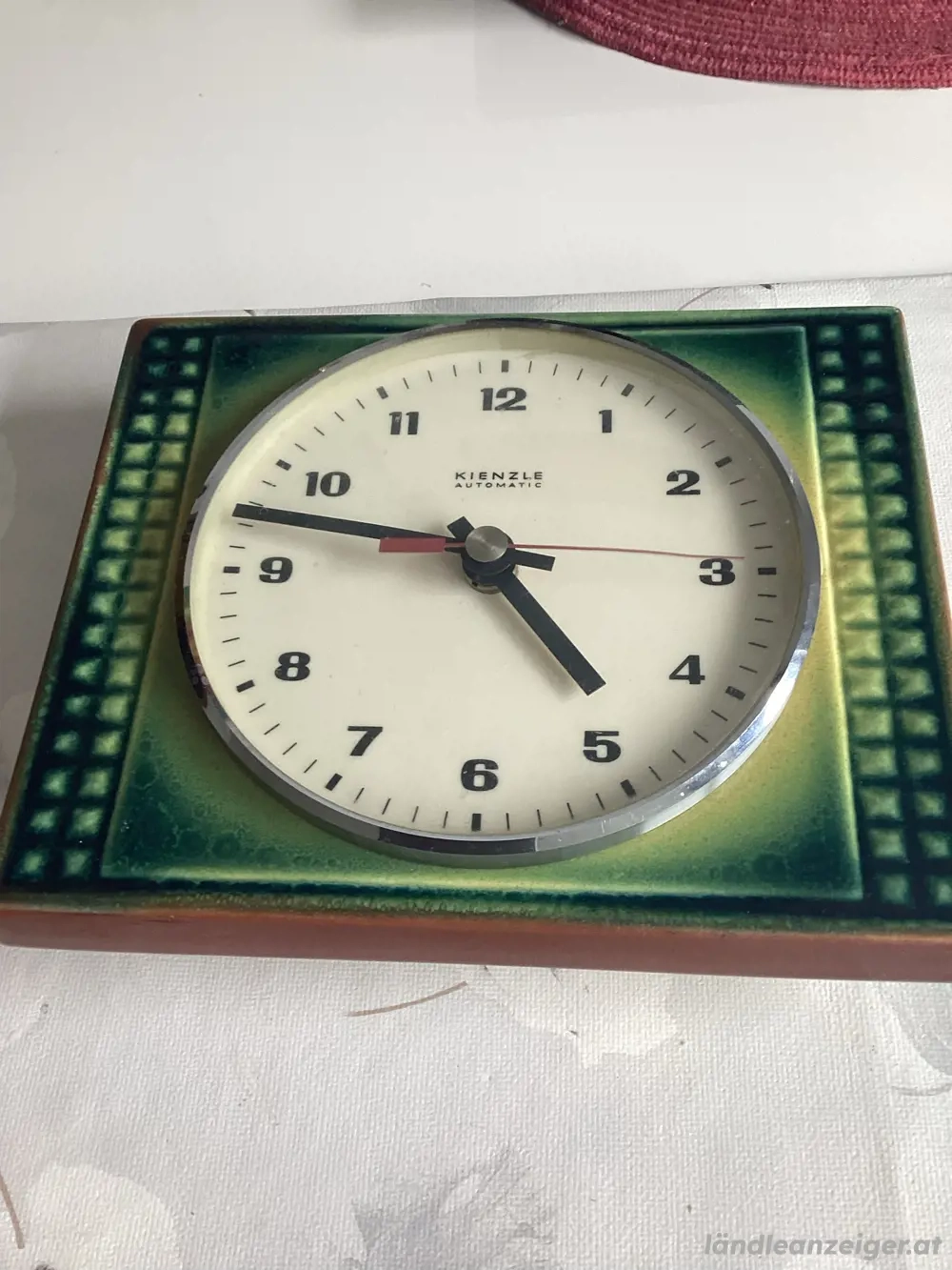 Vintage Keramik Küchenuhr 