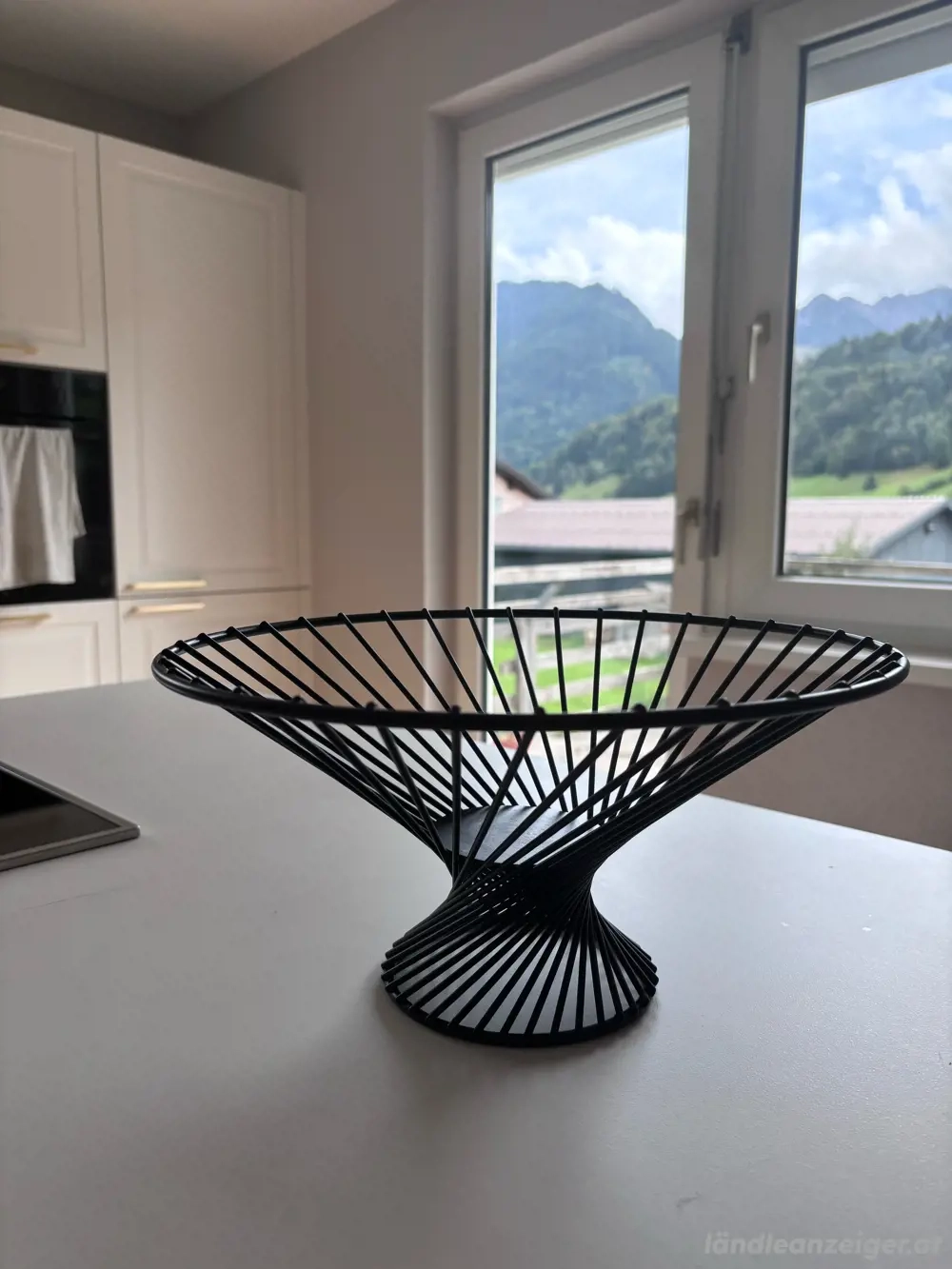 Eleganter Obstkorb   Schwarz