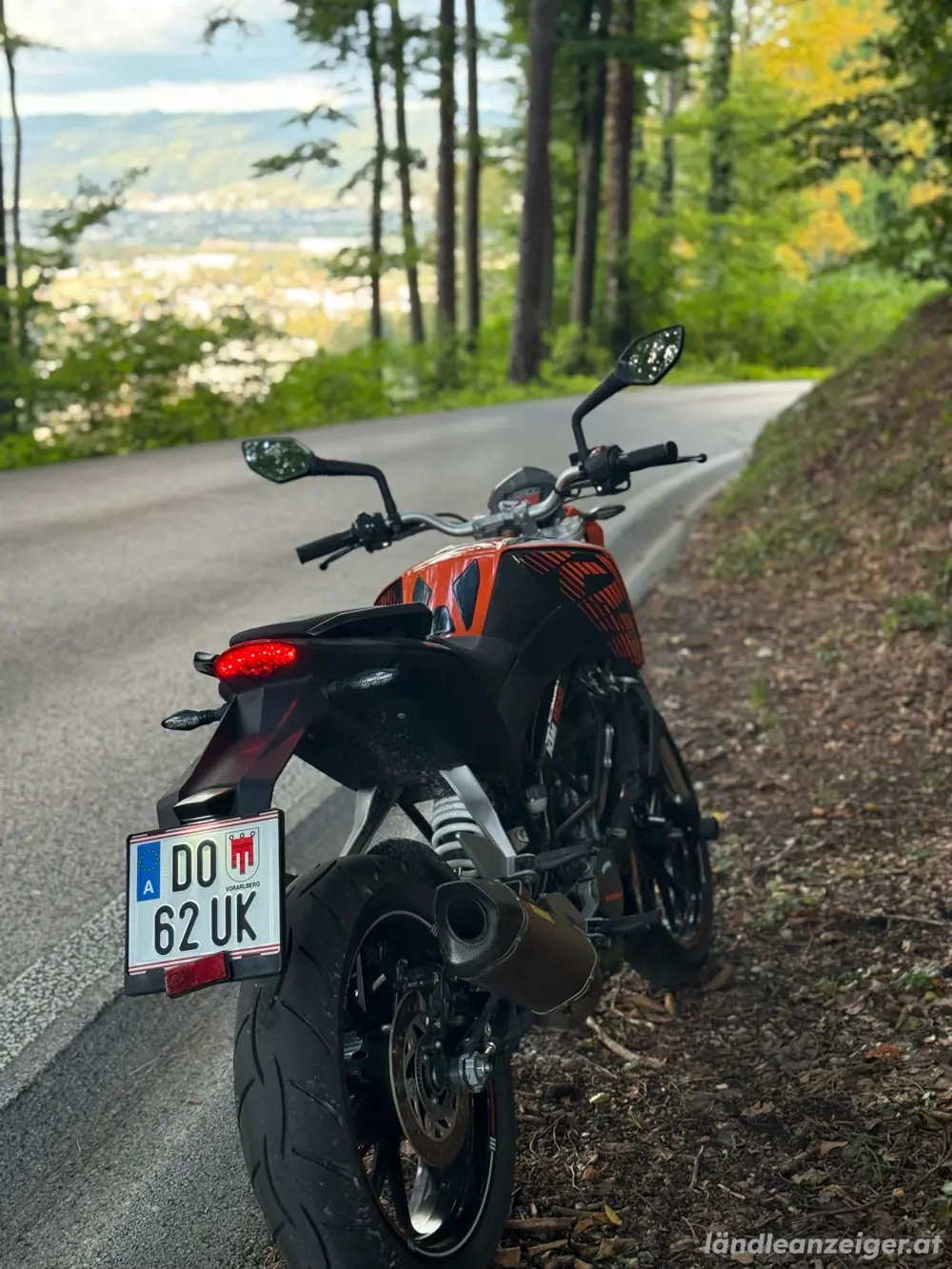 verkaufe ktm 125cc akrapovic