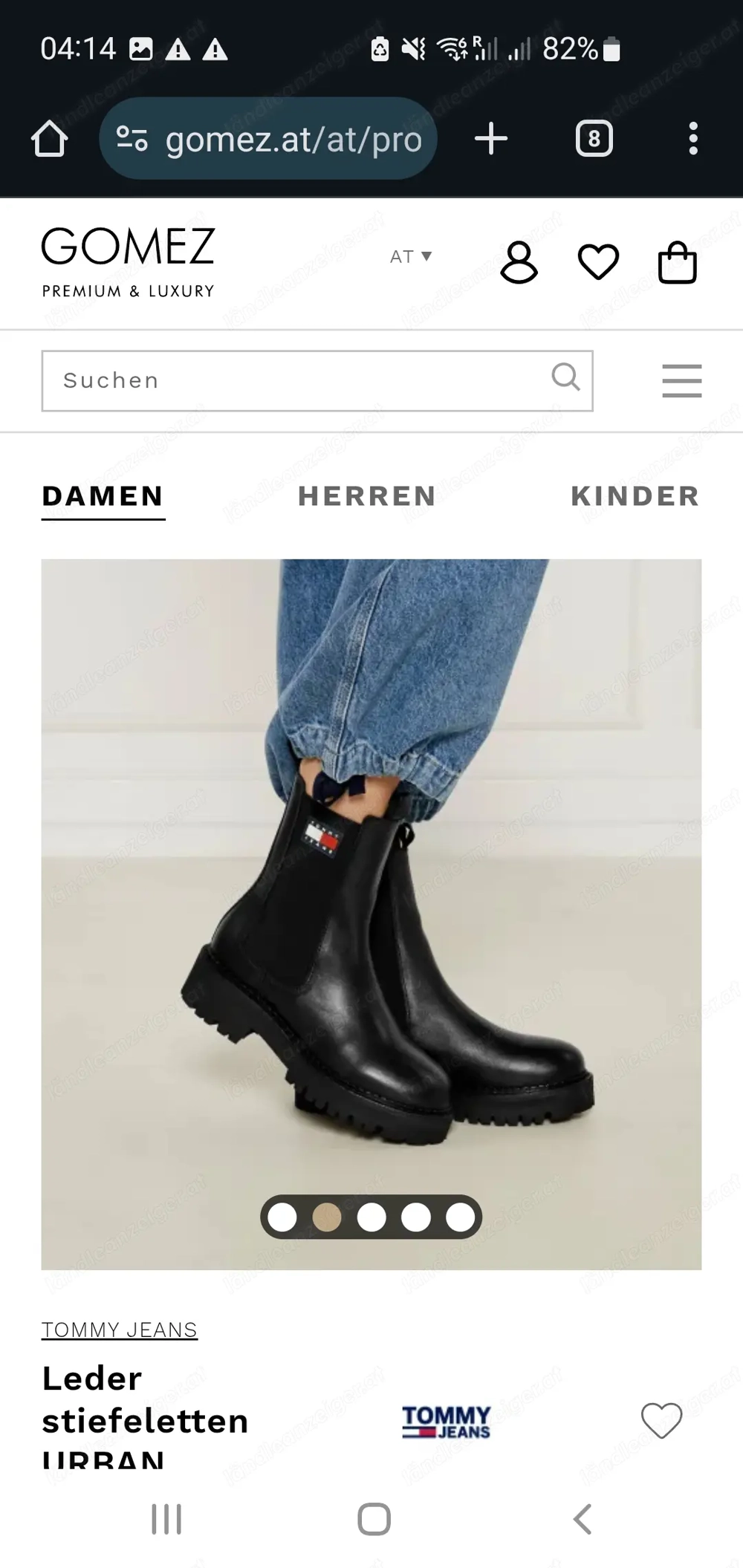 Stiefeletten tommy jeans 38 NEU