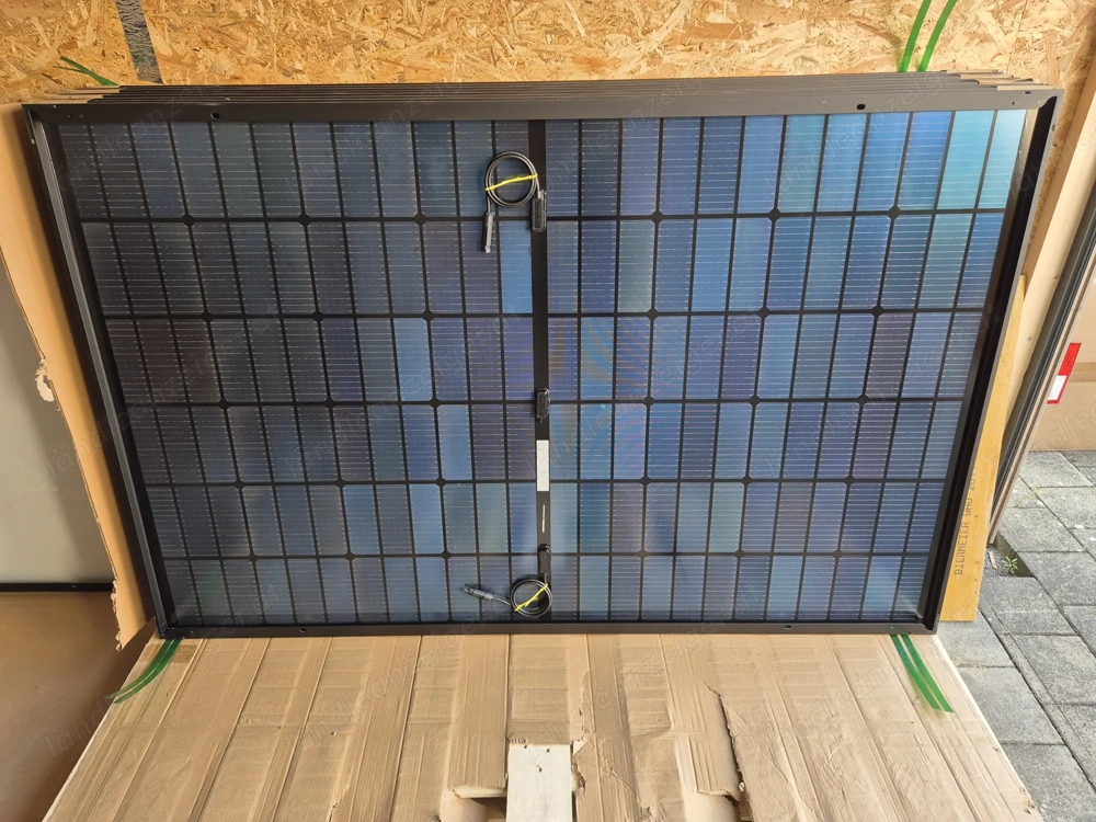 Maysun 450W PV-Module Full Black Bifazial, Solar, Photovoltaik