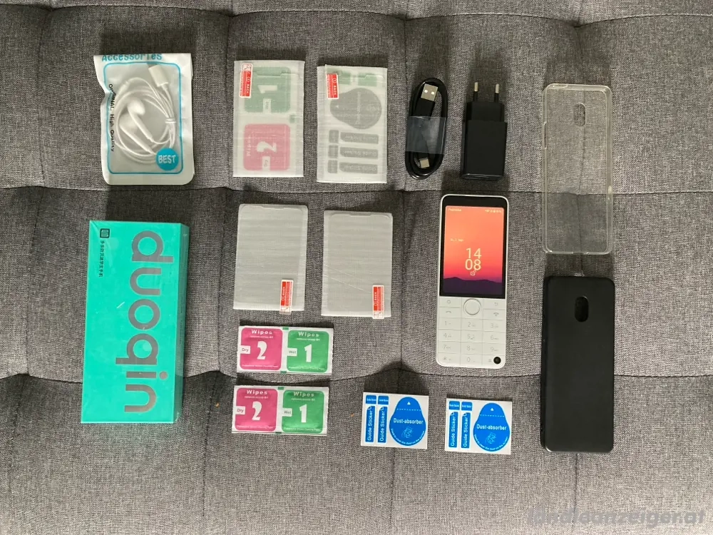 Qin f22 Pro mit Android, Weiß Dumbhone