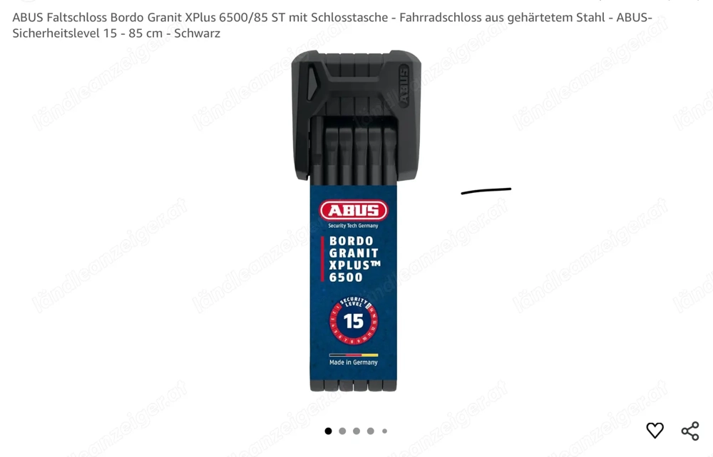 Abus Bordo Fahrradschloss