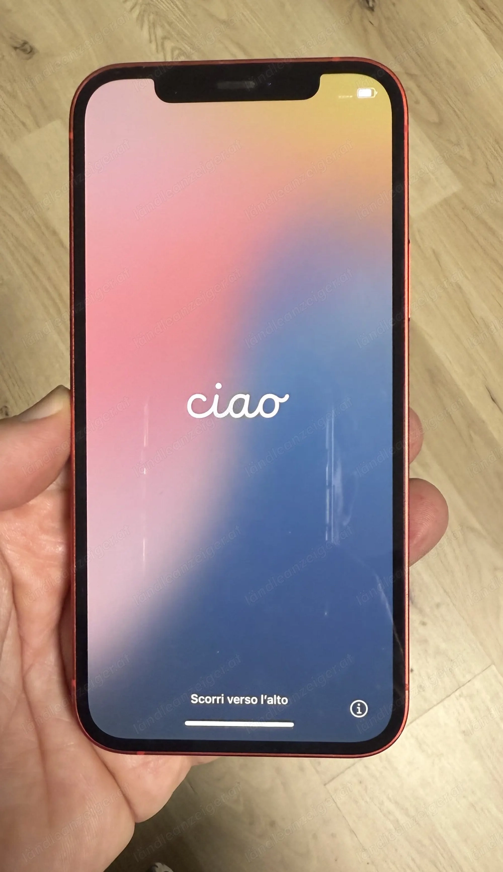 iPhone 12 (128 GB) Rot, Top Zustand, Erstbesitz, gepflegt, Originalverpackung, Akku > 77 %