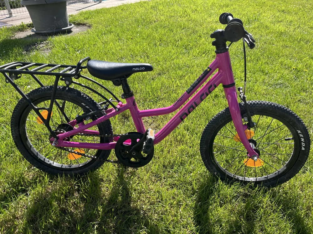 Naloo 16 Zoll Kinderfahhrad pink