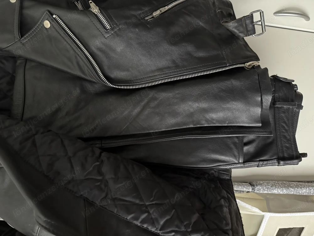 Motorrad Lederjacke u. Hose 