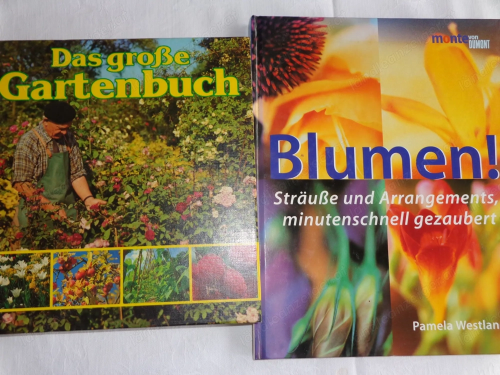 2 Bücher siehe Originalabbildung  -  Blumen  und Garten