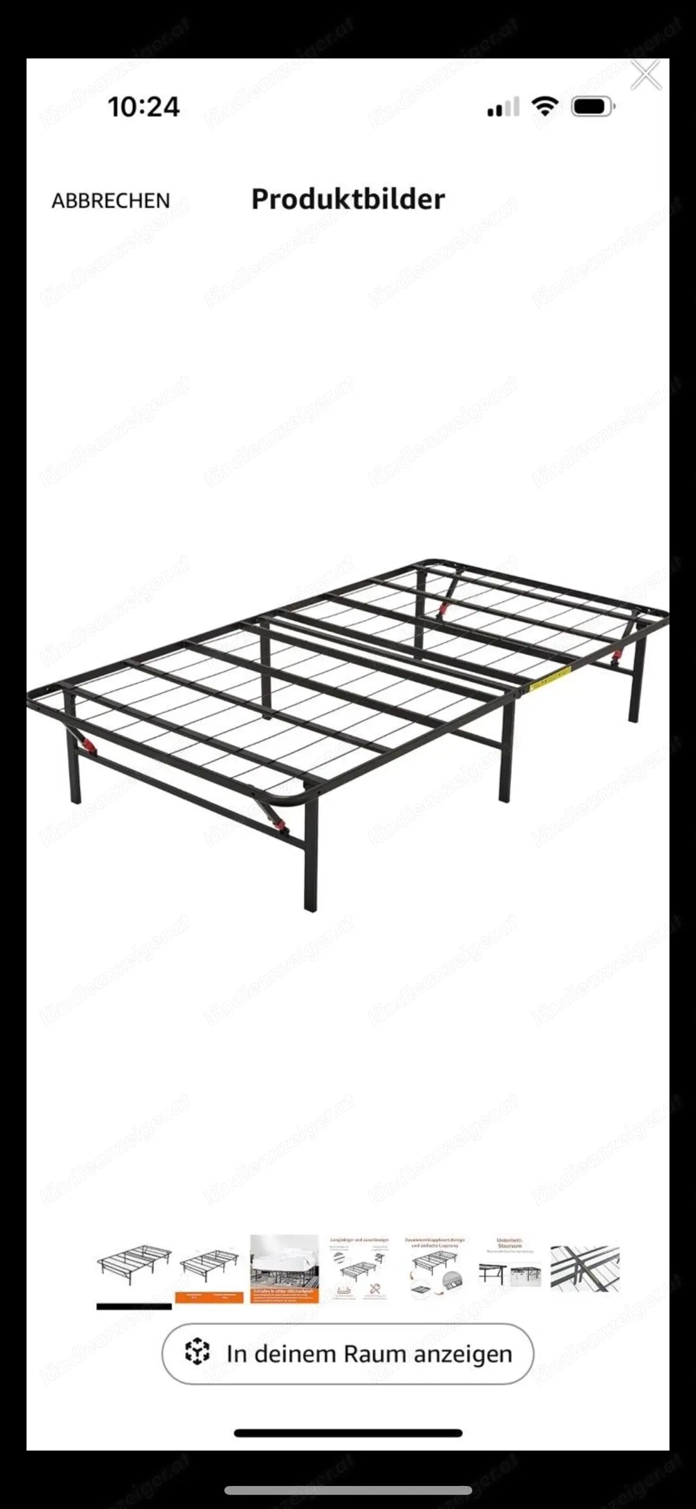 Klappbares Bettgestell rollaway Bett