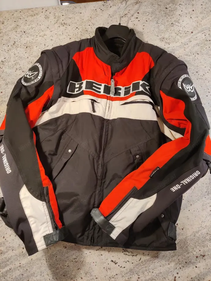 Motorradjacke Berik, Herren Gr. 54