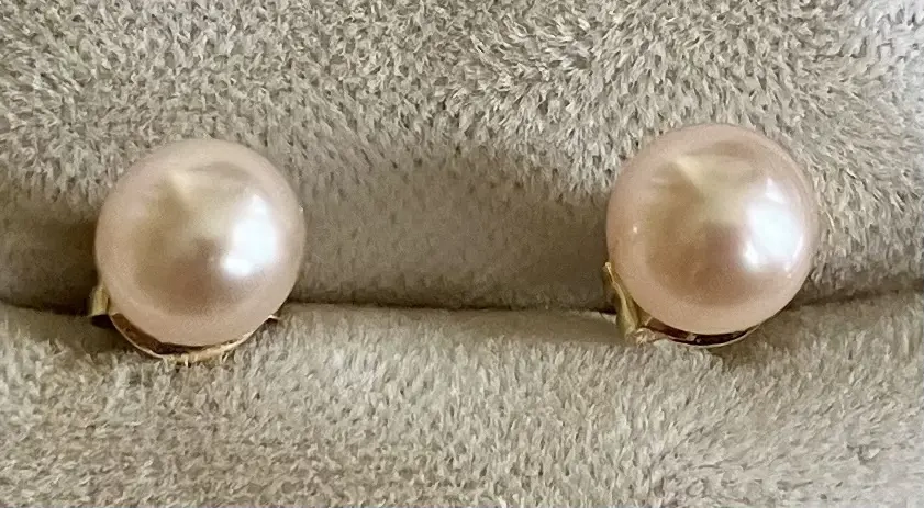 Perlen Ohrstecker 1,5 Gr. 585-er Gelbgold 