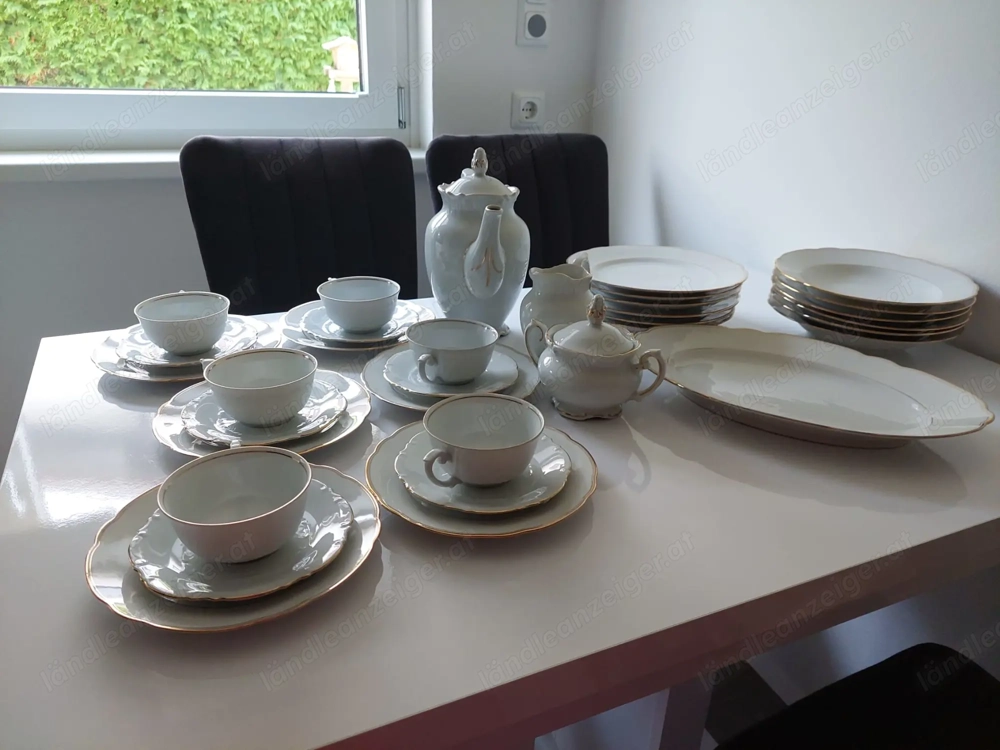 vergoldetes Service von Schuhmann Bavaria 