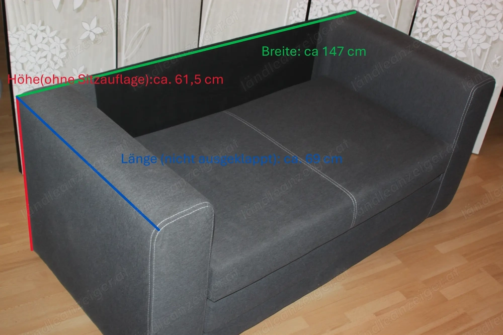 Couch  Sofa mit Bettfunktion