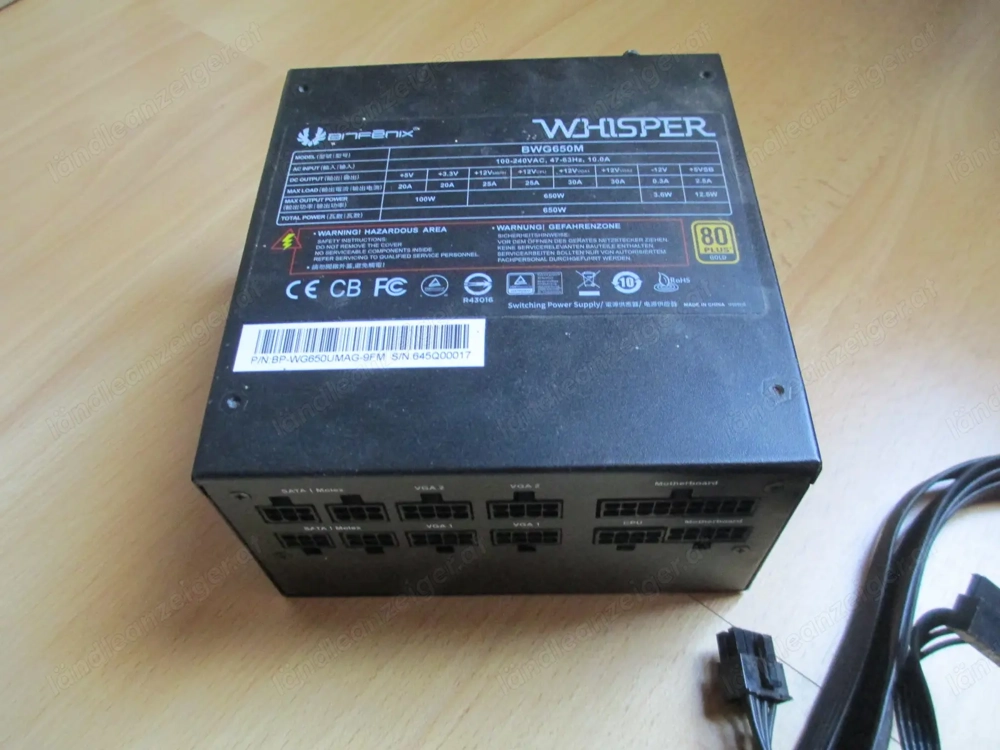 650W  PC - Netzteil 
