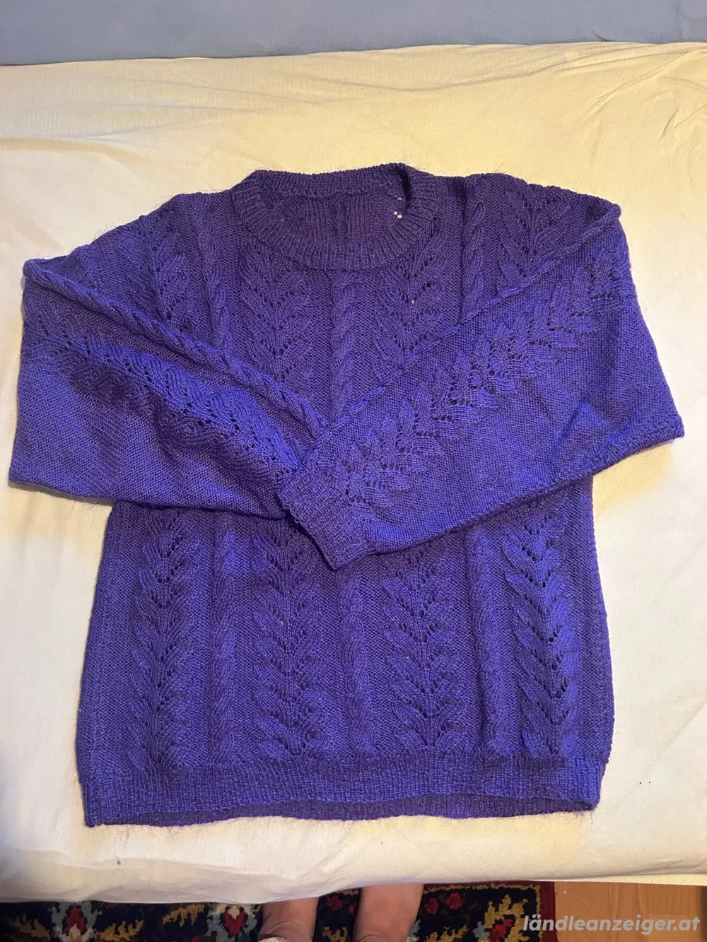 Handarbeit: Strickpullover, Damen Gr. 40