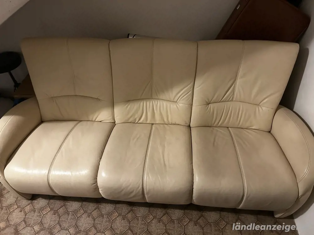 Leder Couch 