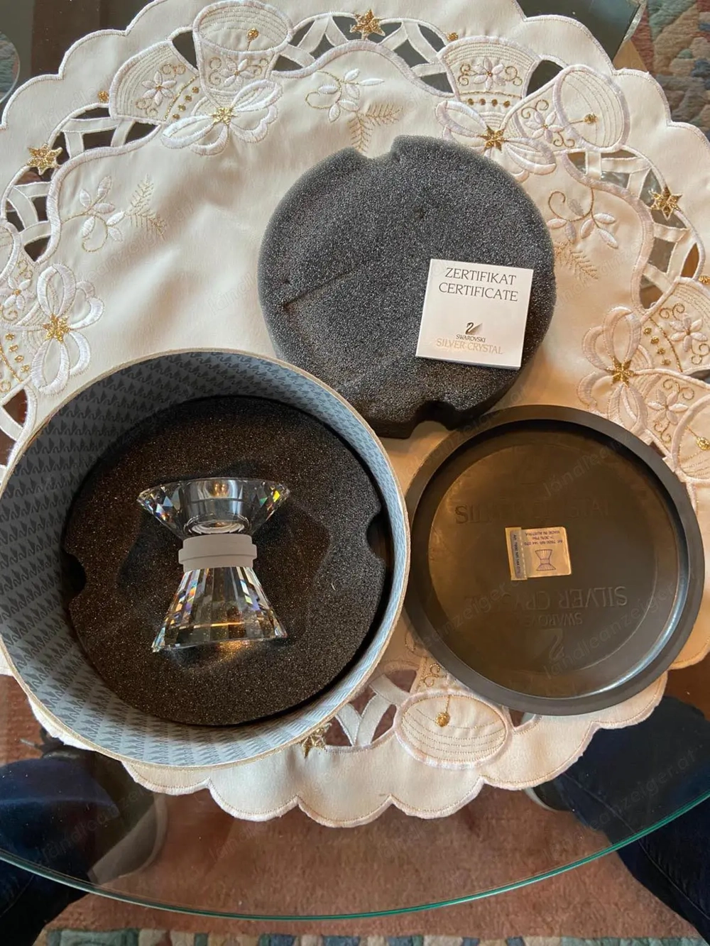 Swarovski - Kerzenständer 