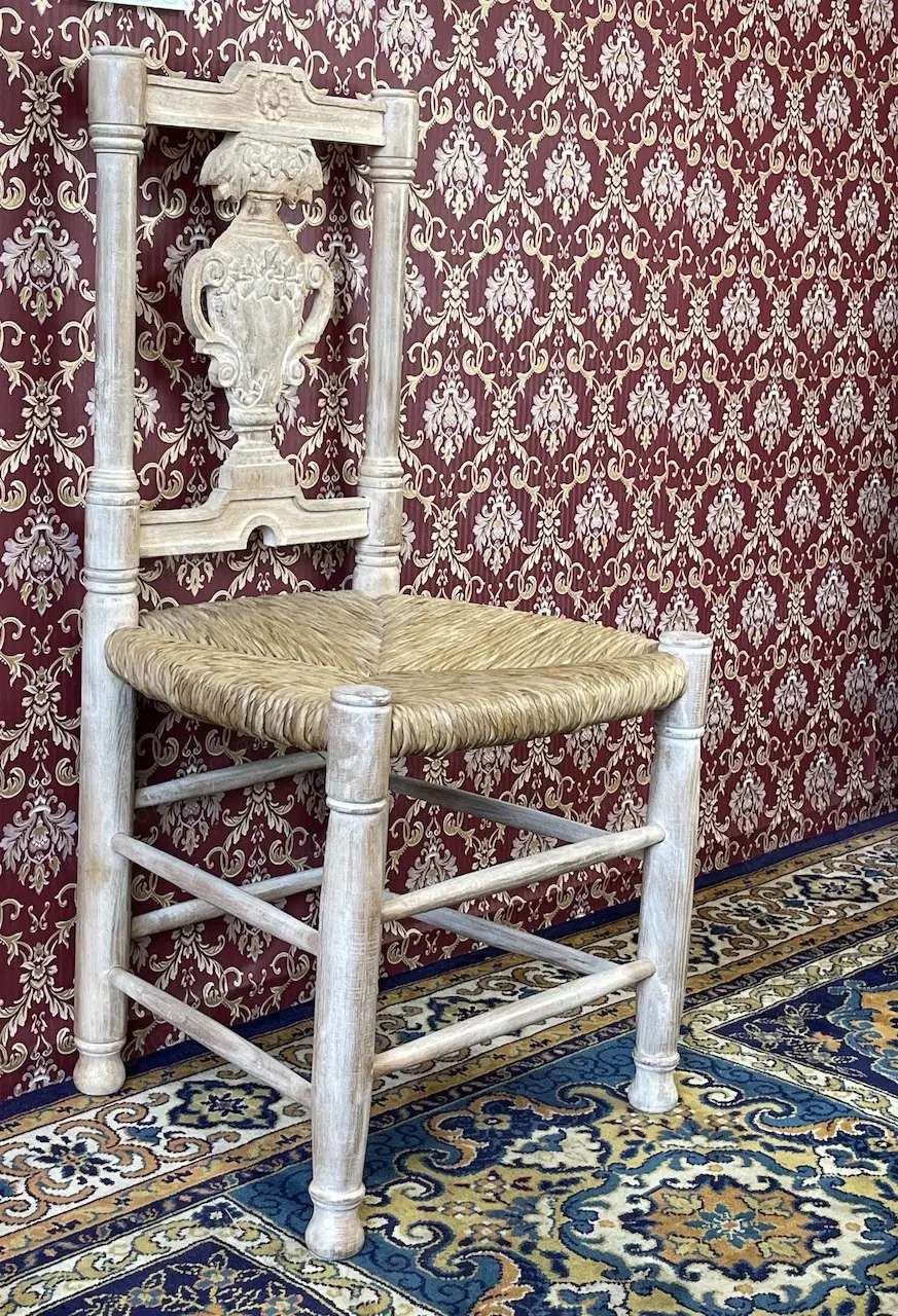 Barock Empire Stil Möbel Sessel Stuhl Pinie Massivholz Biedermeier Landhaus