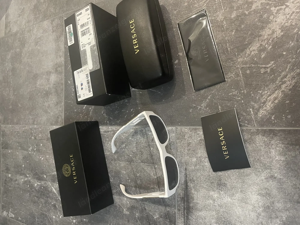 OVP Versace Sonnenbrille 0VE4403 unisex weiß Gold Herren Damen vintage y2k Brille biggie Medusa 