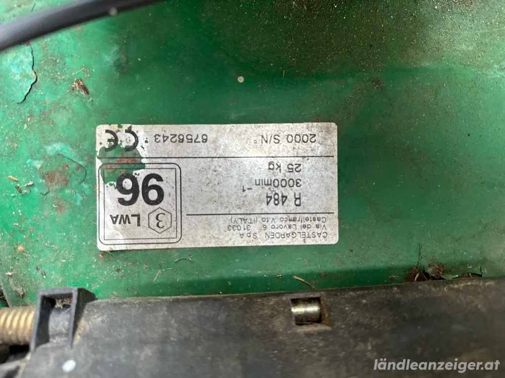 Rasenmäher Castelgarden R 484   für Bastler   Liebhaber